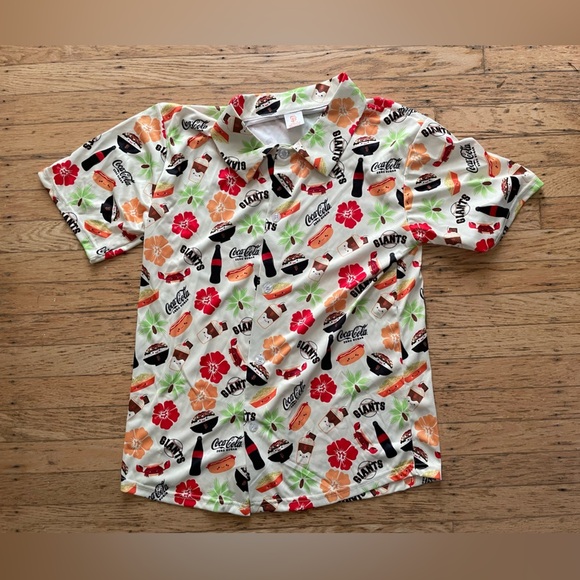 San Francisco Giants stadium food Hawaiian shirt - Picture 1 of 5